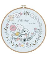 Vervaco Disney borduurpakket geboortelap Little Dalmatier pn-0169714 