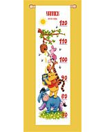 Vervaco borduurpakket groeimeter Winnie the Pooh en vrienden pn-0014848