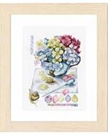 Borduurpakket Hortensia van lanarte pn-0154329 aida van marjolein bastin