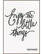 Borduurpakket kruissteek telwerk Enjoy the little things Vervaco PN-0156397