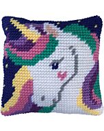 Borduurpakket kussenpakket eenhoorn Needleart World LH3.006 in halve kruisteek