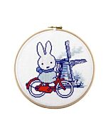 Borduurpakket Pako Telpakket Nijntje op fiets 276.040