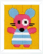 Borduurpakket spansteek muis voor kinderen om te borduren vervaco pn-0153814