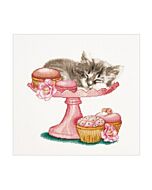 Borduurpakket Suikerzoete kitten van Thea Gouverneur 742