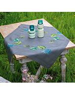 Borduurpakket tafelkleed botanische bladeren van Vervaco pn-0189719