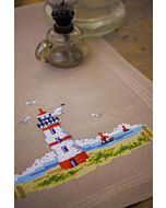 Borduurpakket tafelloper vuurtorens van Vervaco PN-0194670 voorbedrukt