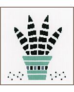 Borduurpakket kruissteek telwerk Vetplantje Vervaco PN-0168101