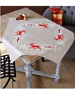 Borduurpakket voorbedrukt tafelkleed Noorse winter Vervaco pn-0147532