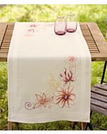 Borduurpakket voorbedrukte loper boeket met magnolia