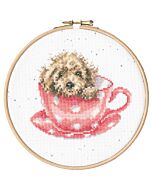 Bothy Threads borduurpakket Teacup pup xhd119