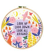 Bothy Threads vrij borduurpakket Look UP ELFW03 voorbedrukt