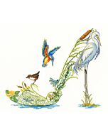 Bothy Threads borduurpakket Along the Riverbank XSK2 borduren.