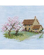 Bothy Threads borduurpakket orchard cottage MIN6 telpatroon