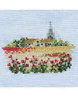 Bothy Threads borduurpakket poppyfield MIN08 telpatroon