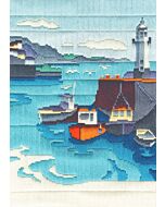 Bothy Threads Fishermen's Rest LSBE2 voorbedrukt in platsteek boduren