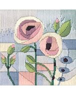 Voorbedrukt borduurpakket spansteek Rose Trellis van Bothy Threads lsmk02