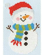 Bothy Threads kids borduurpakket Merry - Sneeuwpop SKIP6 telpatroon