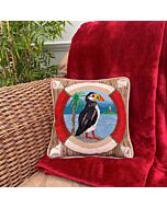 Bothy Threads borduurkussenpakket Clown vogel TVW2 voorbedrukt in Petit Point