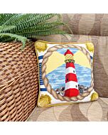 Bothy Threads borduurkussenpakket Vuurtoren TVW3 voorbedrukt in Petit Point