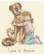 Bothy Threads borduurpakket Love is forever XAJ27 telpatroon