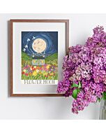 Bothy Threads borduurpakket Flower Moon XDD2 telpatroon