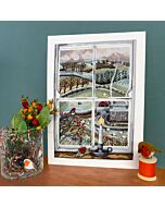 Bothy Threads borduurpakket rosehip window XDD7 telpatroon