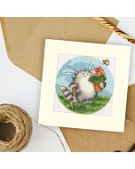 Bothy Threads borduurpakket wenskaart Seeds of love XGC46 telpatroon