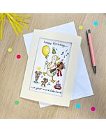 Bothy Threads borduurpakket wenskaart more fabulous XGC51 telpatroon