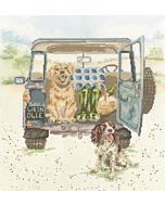 Bothy Threads borduurpakket Paws Picnic XHD126 telpatroon