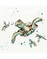 Borduurpakket schilpad van Bothy Threads XHD64