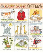 Bothy Threads borduurpakket know your Coffee XHS17 telpatroon