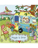 Borduurpakket Bothy Threads  onze  caravan XJR36