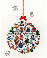 Borduurpakket Bothy Threads  kerstbal  XKA15