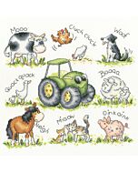 Bothy Threads borduurpakket Boerderij Vriendjes XKG11 telpatroon