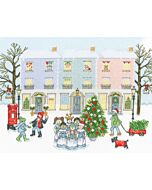 Bothy Threads borduurpakket Advent Street XKTB8