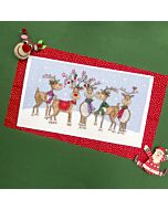 Bothy Threads borduurpakket prancing rendier parade XKTB13 telpatroon