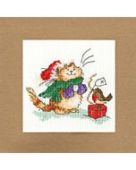 Bothy Threads borduurpakket wenskaart just for you XMAS30 telpatroon