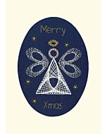 Borduurpakket wenskaart kerstbomen - Bothy Threads bt-xmas23