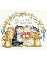 Bothy Threads borduurpakket the purrrfect day XMS17 telpatroon