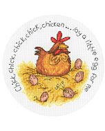 Bothy Threads borduurpakket lay a little egg for me, please? XMS38