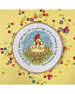 Bothy Threads borduurpakket Kippie XMS39 telpatroon