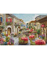 Luca-s borduurpakket fleurig café BU5080 telpatroon