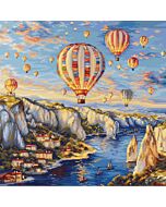 Luca-s borduurpakket luchtballon festival BU5082 telpatroon