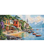 Luca-s borduurpakket de kust van Verenna BU5083 telpatroon