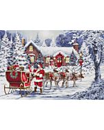 Luca-s borduurpakket Santa’s visit BU5084 telpatroon