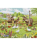 Luca-s borduurpakket 'Donkeys' Yard' BU5087 telpatroon