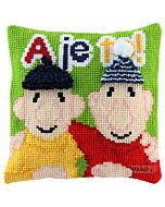 Pako Knoop / borduurkussen Buurman en Buurman 012.040