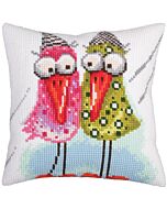 Collection d'Art voorbedrukt kruissteek kussenpakket Together borduren 5265