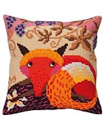Kruissteek kussenpakket  Vos en druif van Collection d'Art 5397