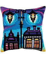  Voorbedrukt kruissteek kussen Twilight als borduurpakket  5284